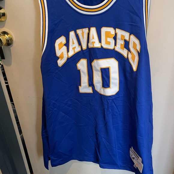 Dennis Rodman Blue True School Adidas Oklahoma State Jersey XXL